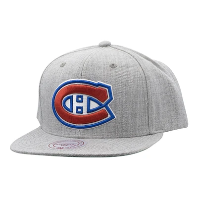 Montreal Canadiens Mitchell & Ness Heather Cap