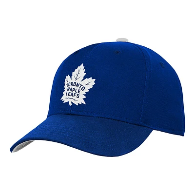 Youth Toronto Maple Leafs Outerstuff Precurved Snapback Cap