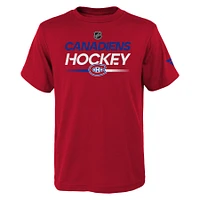 Youth Montreal Canadiens Outerstuff Apro Wordmark T Shirt