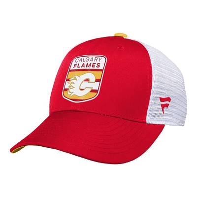 Youth Calgary Flames Outerstuff Truck Draft Cap