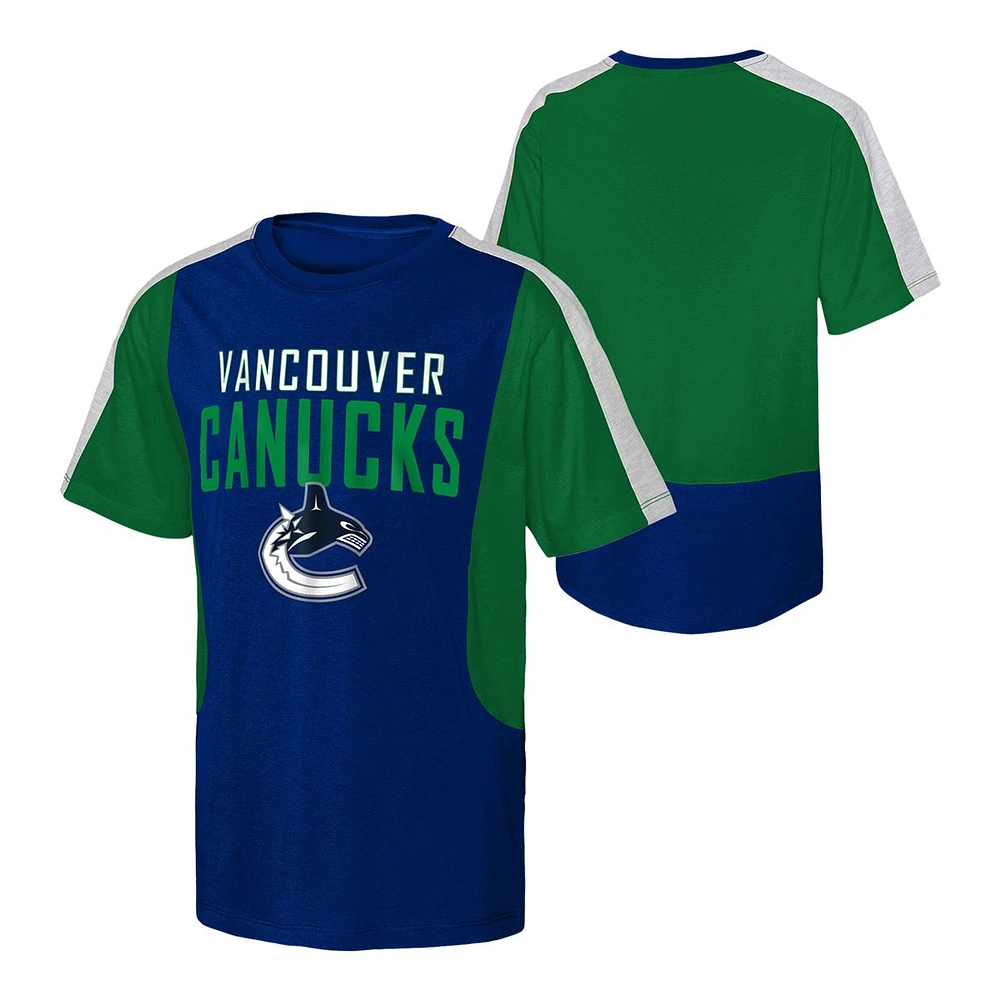 Youth Vancouver Canucks NHL Compelling Slapshot T Shirt