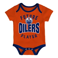 Infant Edmonton Oilers NHL Full Strength Creeper Set