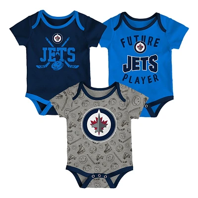 Infant Winnipeg Jets NHL Full Strength Creeper Set