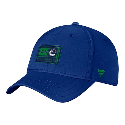 Vancouver Canucks Fanatics Authentic Pro Training Camp Struct Cap