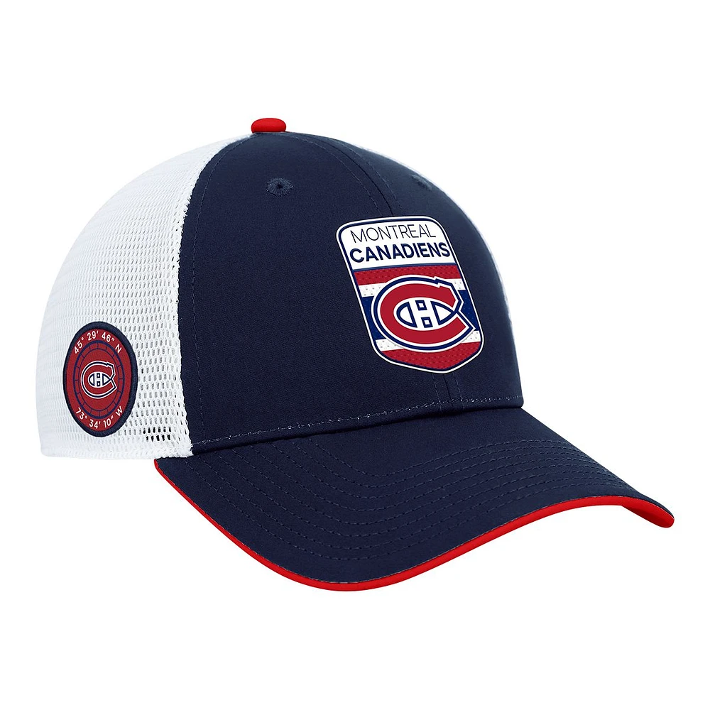 Montreal Canadiens Fanatics Authentic Pro Draft Cap