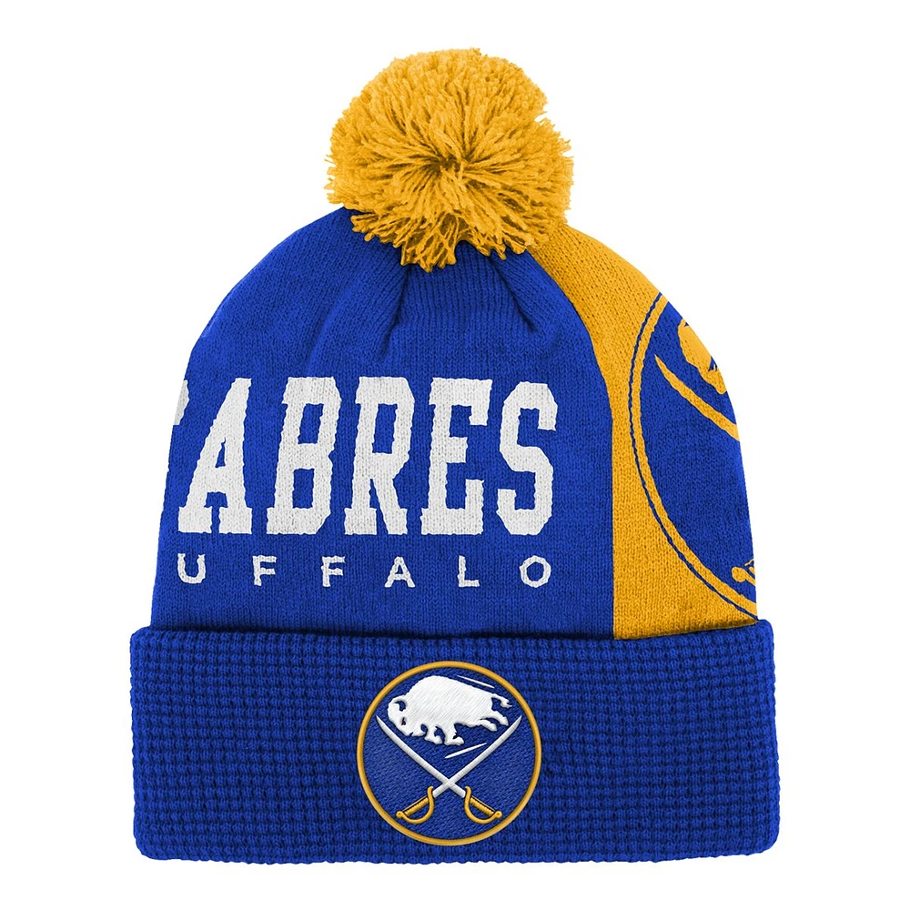 Buffalo Sabres Youth Outerstuff Impact Cuffed Pom Knit Hat