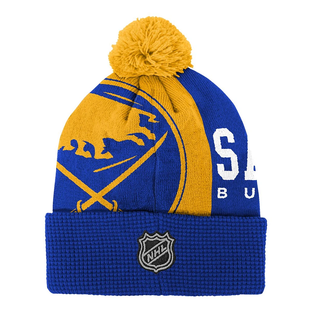 Buffalo Sabres Youth Outerstuff Impact Cuffed Pom Knit Hat