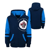 Youth Winnipeg Jets NHL Face Off Full Zip Hoodie