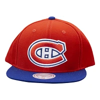 Montreal Canadiens Mitchell & Ness Team Ground 2.0 Pro Snapback Cap