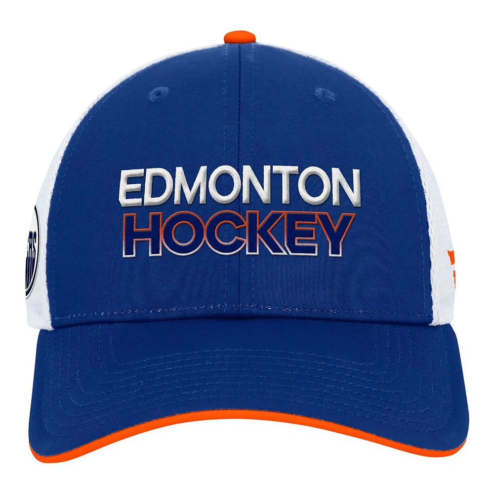 Edmonton Oilers Fanatics Authentic Pro Rink Structured Trucker Cap