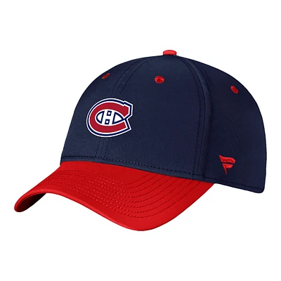 Montreal Canadiens Fanatics Authentic Pro Rink Structured Stretch Cap