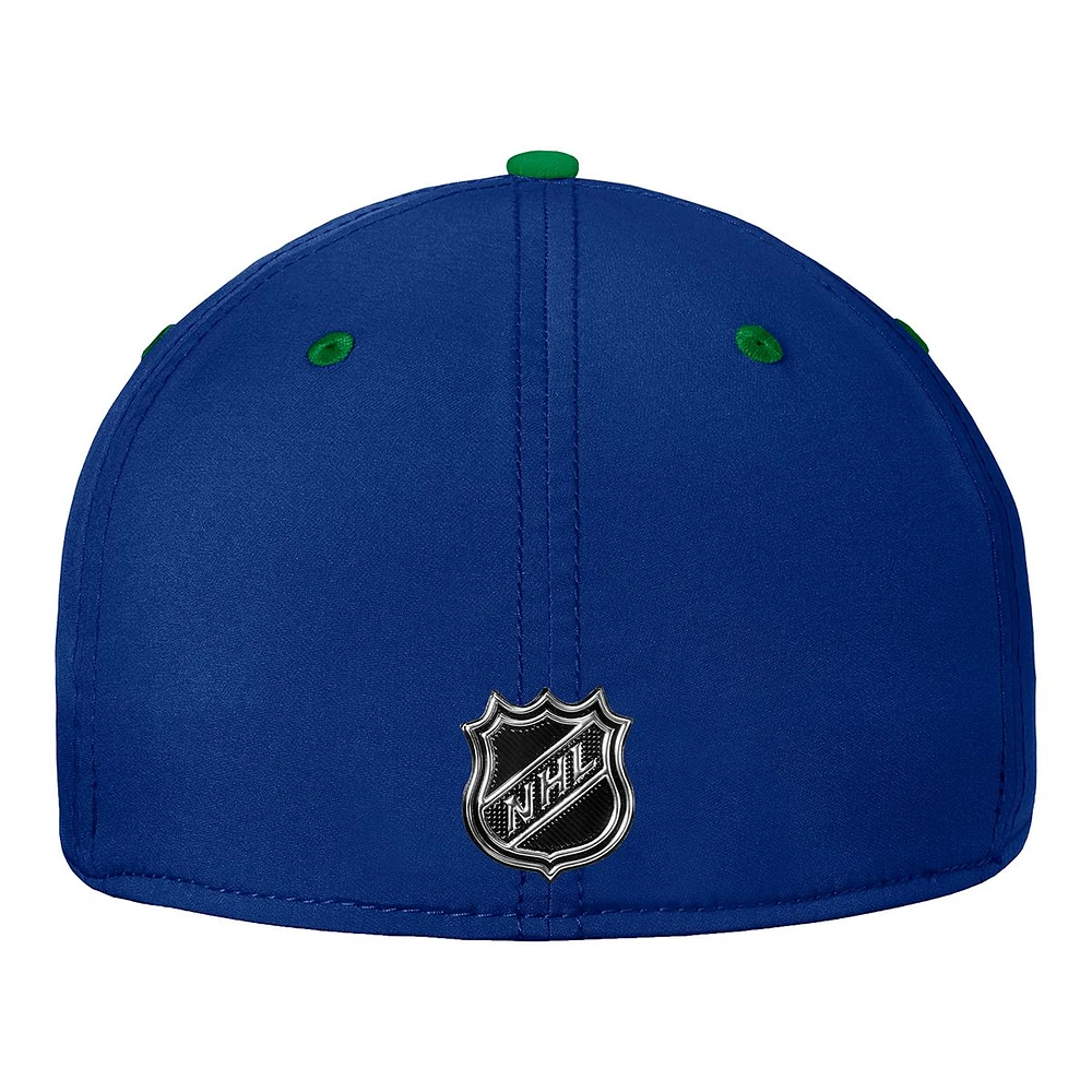 Vancouver Canucks Fanatics Authentic Pro Rink Structured Stretch Cap