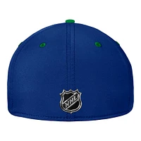 Vancouver Canucks Fanatics Authentic Pro Rink Structured Stretch Cap