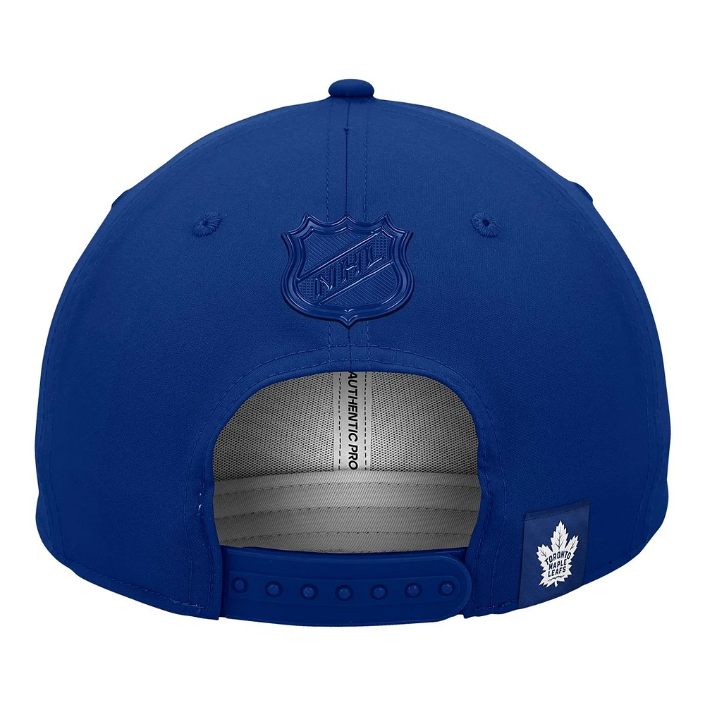 Toronto Maple Leafs Fanatics Authentic Pro Road Structured Adjustable Cap