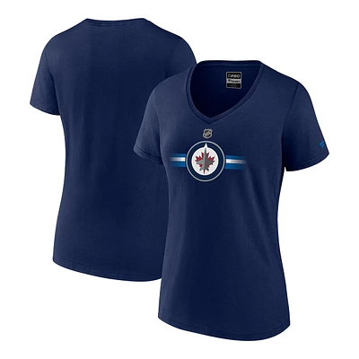 Winnipeg Jets Fanatics Women's Authentic Pro Cotton T Shirt