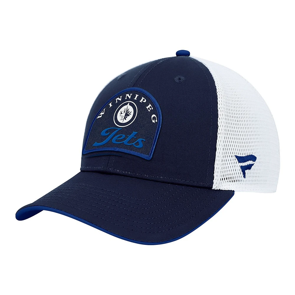 Winnipeg Jets Fanatics Fundamental Structured Trucker Cap