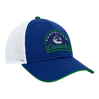 Vancouver Canucks Fanatics Fundamental Structured Trucker Cap