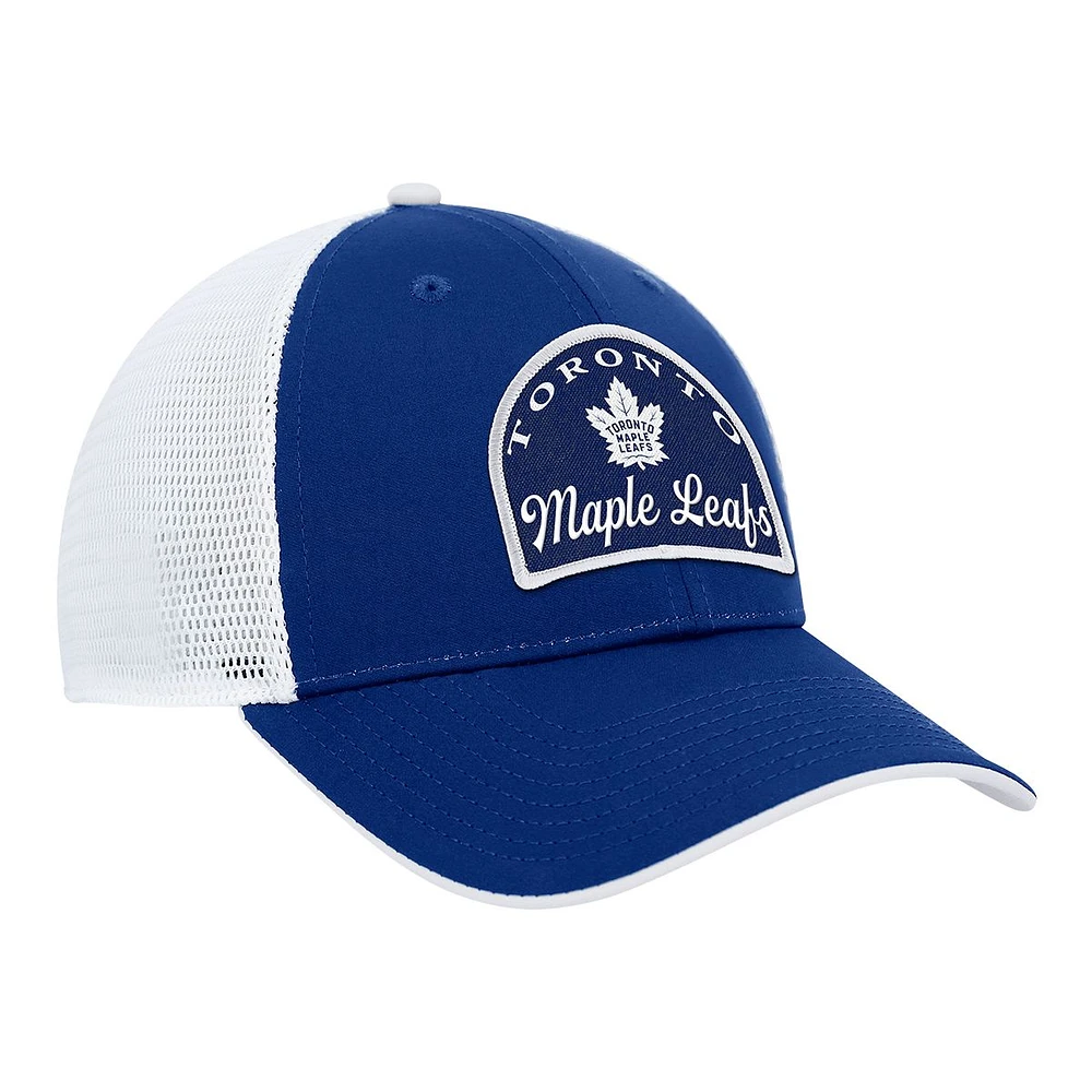 Toronto Maple Leafs Fanatics Fundamental Structured Trucker Cap