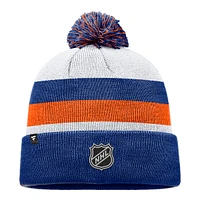 Edmonton Oilers Fanatics Fundamental Cuffed Pom Knit