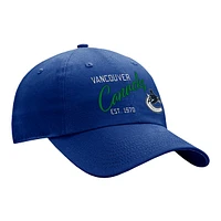 Vancouver Canucks Fanatics Women's Adjustable Cap