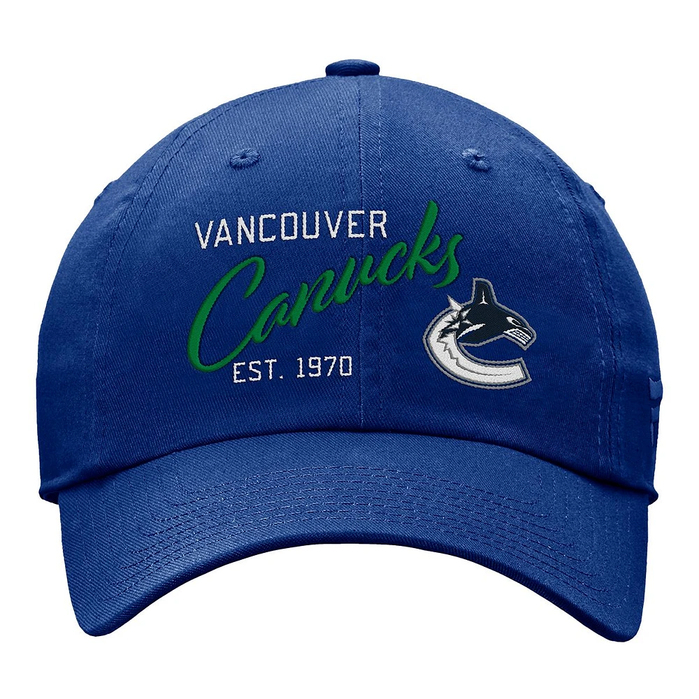 Vancouver Canucks Fanatics Women's Adjustable Cap