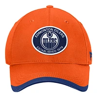 Edmonton Oilers Fanatics Fundamental Structured Adjustable Cap