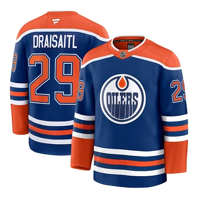 Edmonton Oilers Fanatics Leon Draisaitl Premium Home Jersey