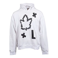 Toronto Maple Leafs Mitchell & Ness Black Tape Hoodie