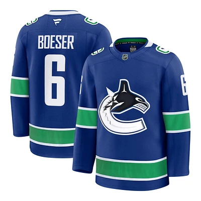 Vancouver Canucks Fanatics Brock Boeser Premier Jersey