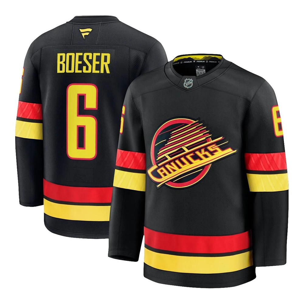 Vancouver Canucks Fanatics Brock Boeser Premier Jersey