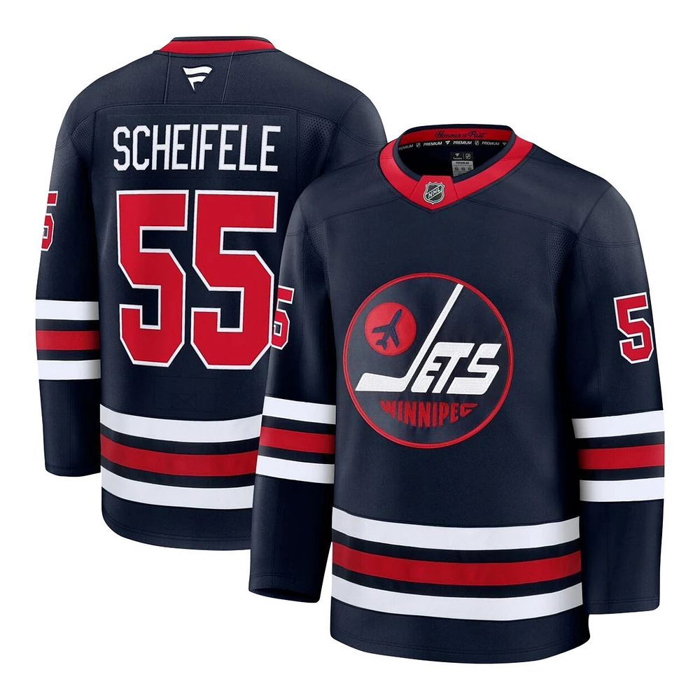 Winnipeg Jets Fanatics Mark Scheifele Premier Jersey