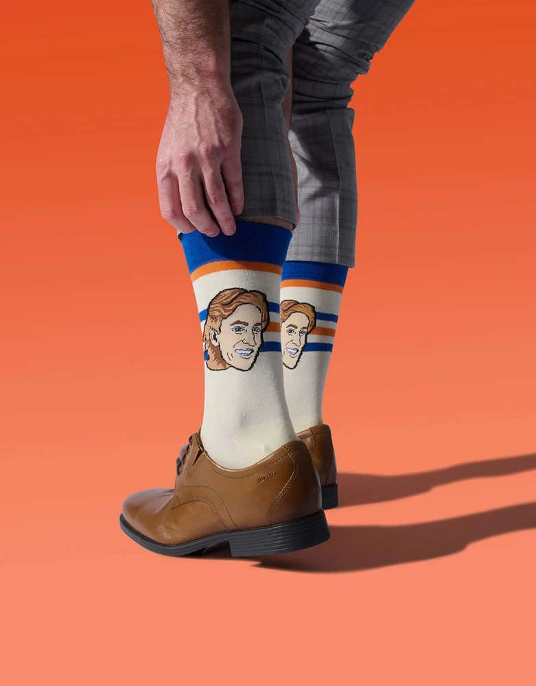 Edmonton Oilers Major League Socks Wayne Gretzky Socks