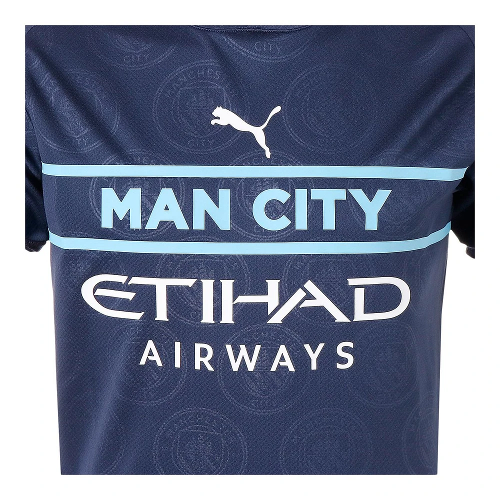 Manchester City 2021/22 PUMA Men's Replica Soccer Jersey, Man City, Football, EPL