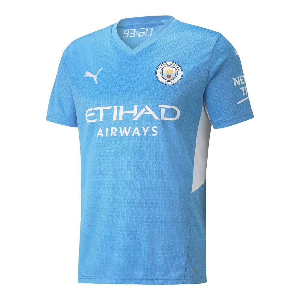 Manchester City 2021/22 PUMA Men's Replica Soccer Jersey, Man City, Football, EPL