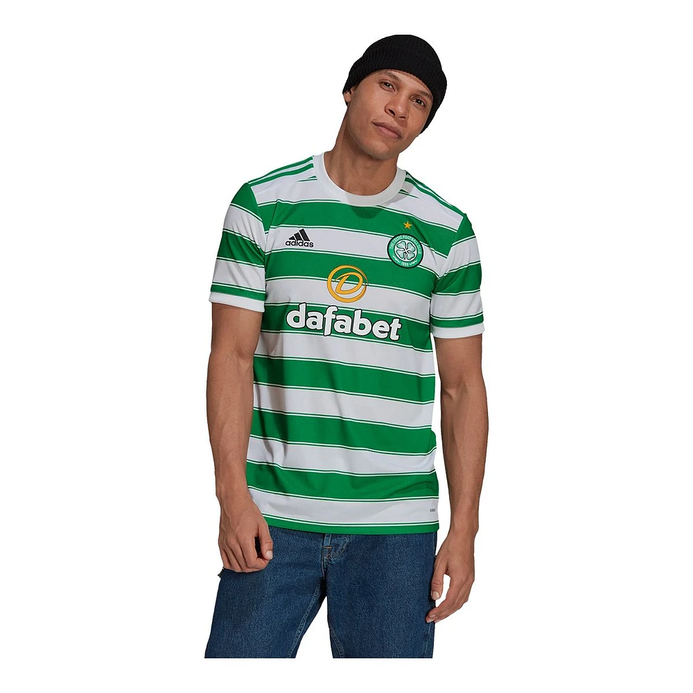 Celtic 2021/22 adidas Men's Replica Soccer Jersey, Football