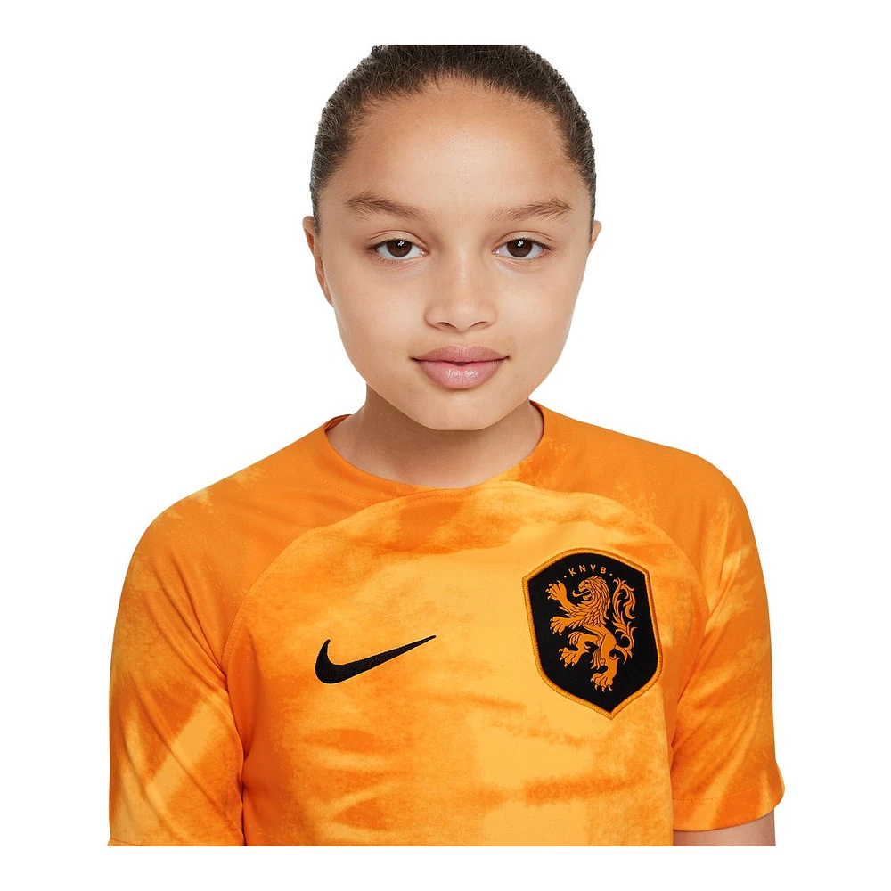 Netherlands Nike Youth Replica Soccer Jersey, Football, International