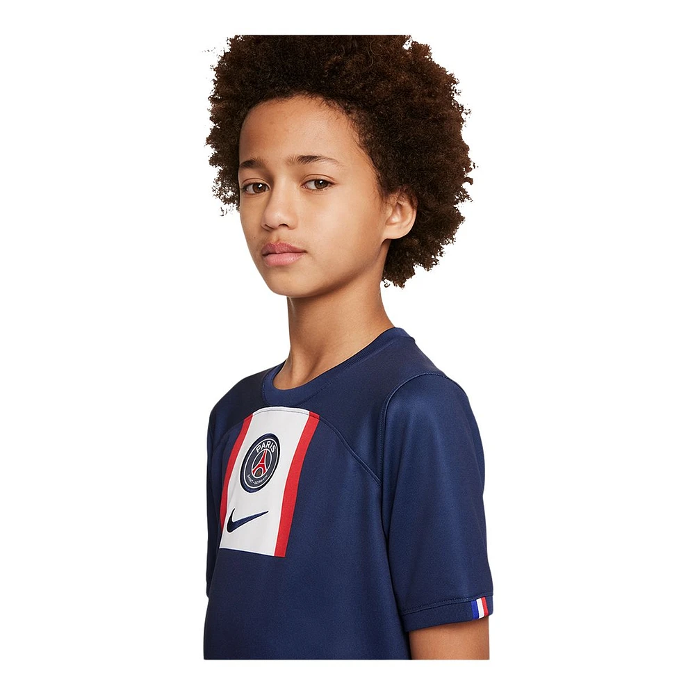 Nike Youth Paris Saint-Germain Replica Soccer Jersey