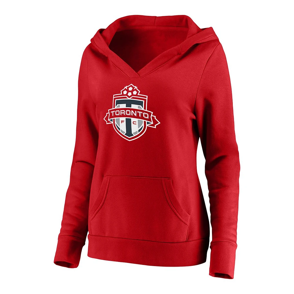 Toronto FC Fanatics Women's Official Logo 4X9 Hoodie