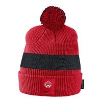 Canada Soccer Nike Knit Pom Beanie