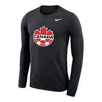 Canada Soccer Nike Legend Long Sleeve T Shirt