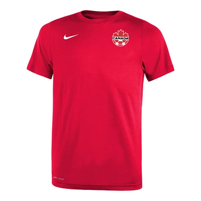 Youth Canada Soccer Nike Alphonso Davies Dri-FIT Legend T Shirt