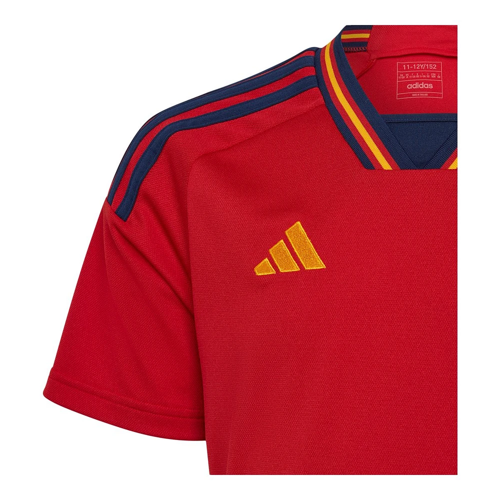 Spain adidas Youth Replica Soccer Jersey, Football, International