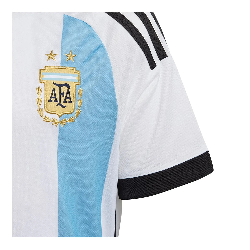 Argentina adidas Youth Replica Soccer Jersey, Football, International