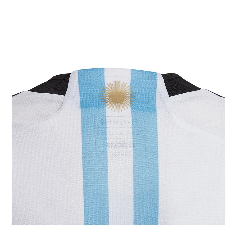 Argentina adidas Youth Replica Soccer Jersey, Football, International