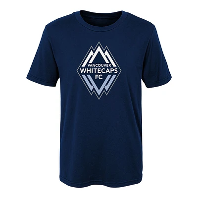 Child Vancouver Whitecaps MLS Primary Logo T Shirt