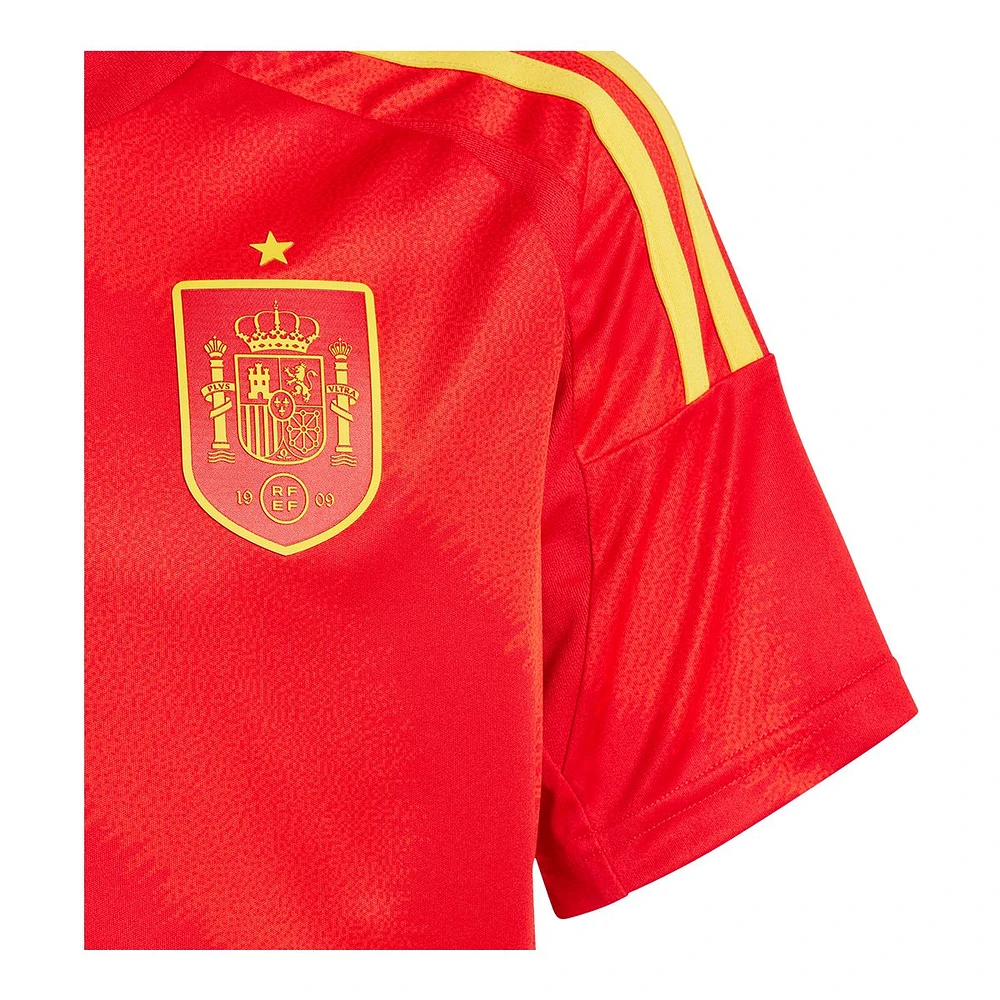 Youth Spain adidas Replica Home Jersey