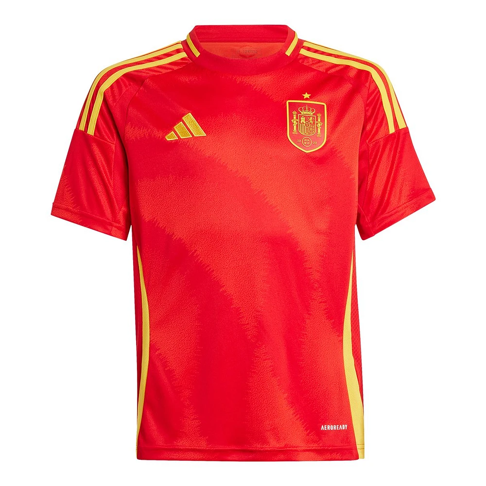 Youth Spain adidas Replica Home Jersey