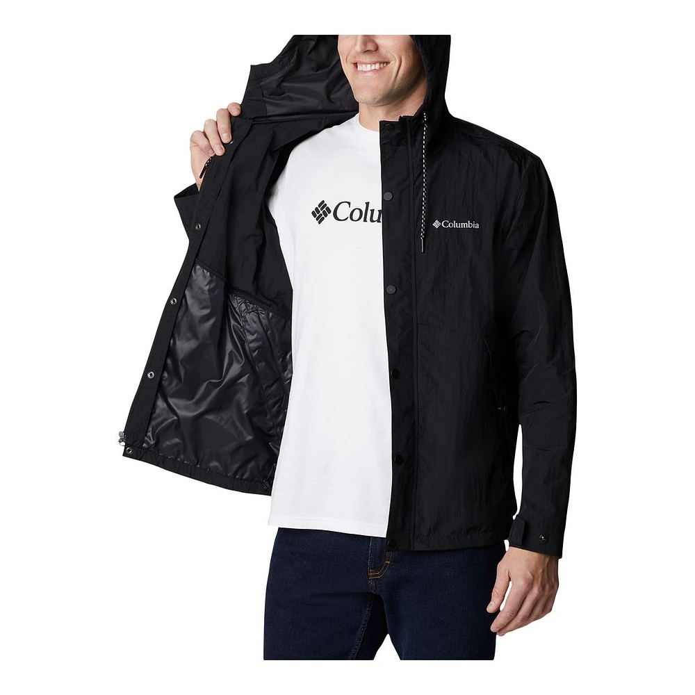 Columbia Men's Baxter Falls Jacket, Hooded, Water-Resistant