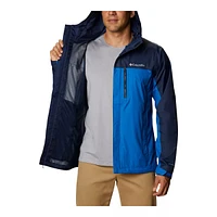 Columbia Men's Pouring Adventure II Hooded Rain Jacket, Waterproof, Breathable, Lightweight