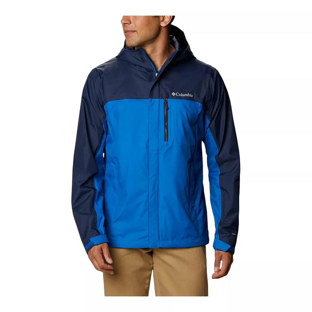 Columbia Men's Pouring Adventure II Hooded Rain Jacket, Waterproof, Breathable, Lightweight